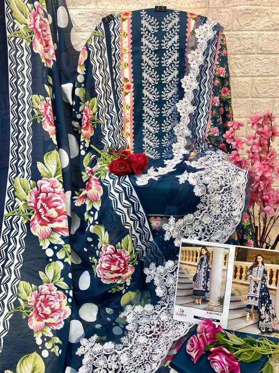 Aasha Designer 1126 Cotton Printed Pakistani Suit Wholesale