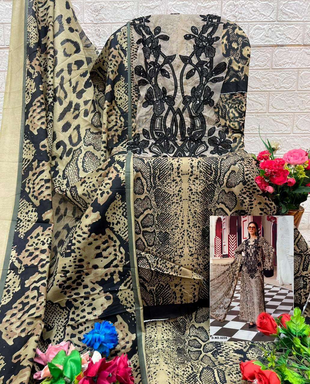 AASHA DESIGNER 1189 Cotton Pakistani Suit