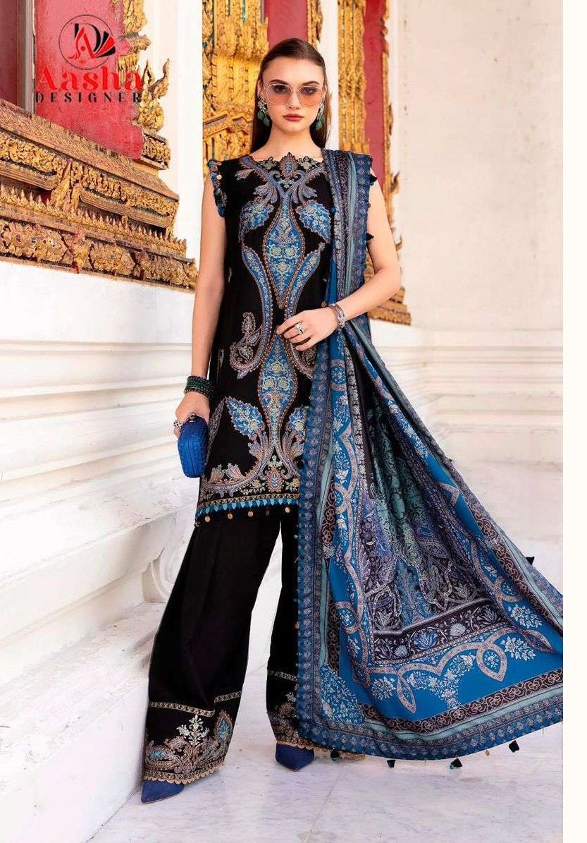 Aasha Designer 1195 To 1200 Pakistani Suit Wholesale Catalogue - Amrah Wholesale