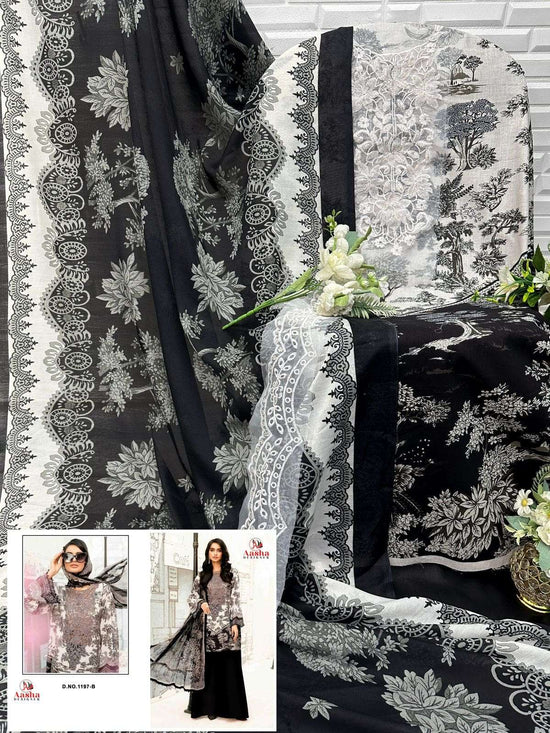 Aasha Designer 1197 Cotton Printed Dress Material - Amrah Wholesale