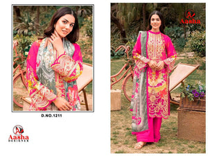 Aasha Designer 1211 Pakistani Suit Wholesale Catalogue - Amrah Wholesale