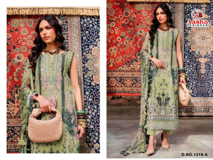 Aasha Designer 1219 Cotton Pakistani Suit - Amrah Wholesale