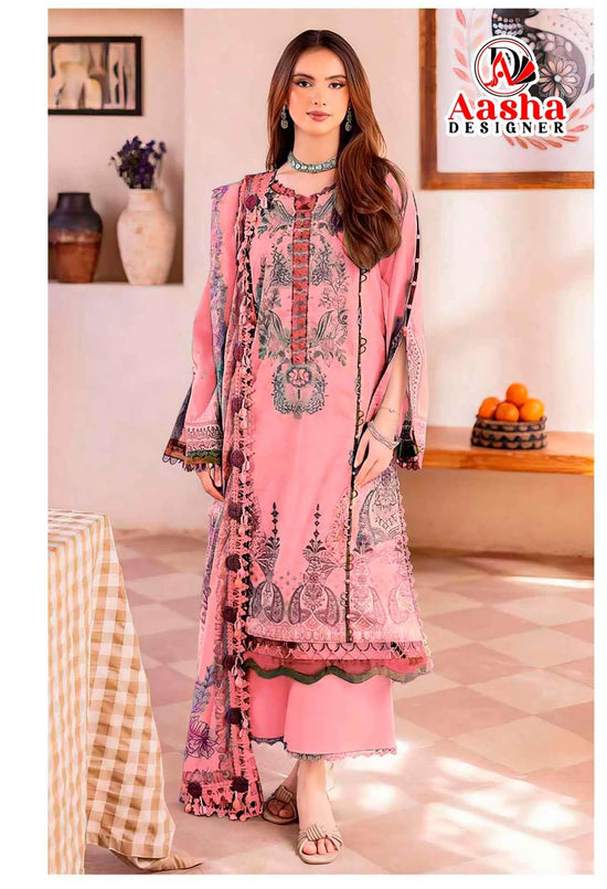 Aasha Designer 1230 Cotton Printed Pakistani Salwar Suit