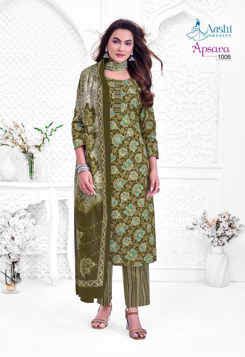 Aashi Apsara Vol 1 Pure Cotton Printed Dress Material - Amrah Wholesale