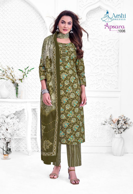 Aashi Apsara Vol 1 Pure Cotton Printed Dress Material - Amrah Wholesale