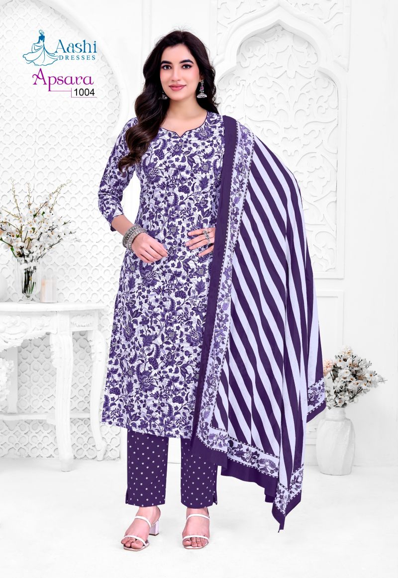 Aashi Apsara Vol 1 Pure Cotton Printed Dress Material - Amrah Wholesale