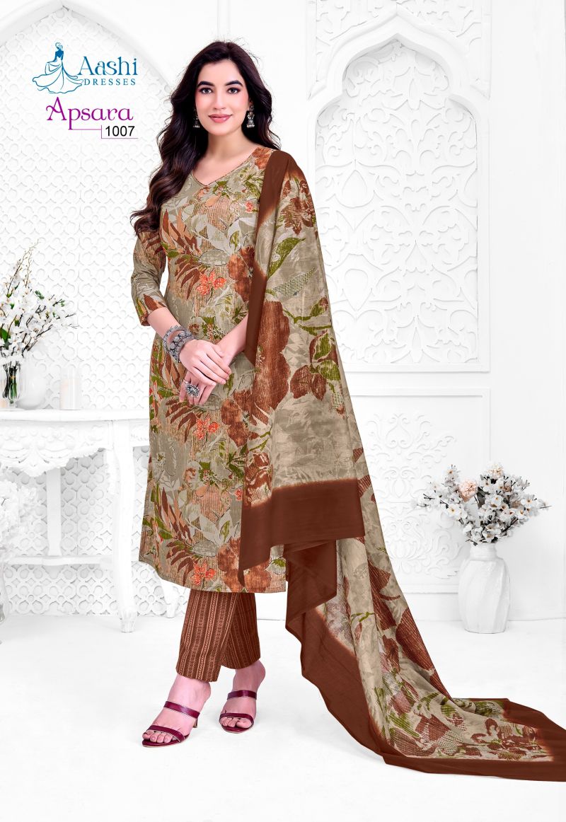 Aashi Apsara Vol 1 Pure Cotton Printed Dress Material - Amrah Wholesale