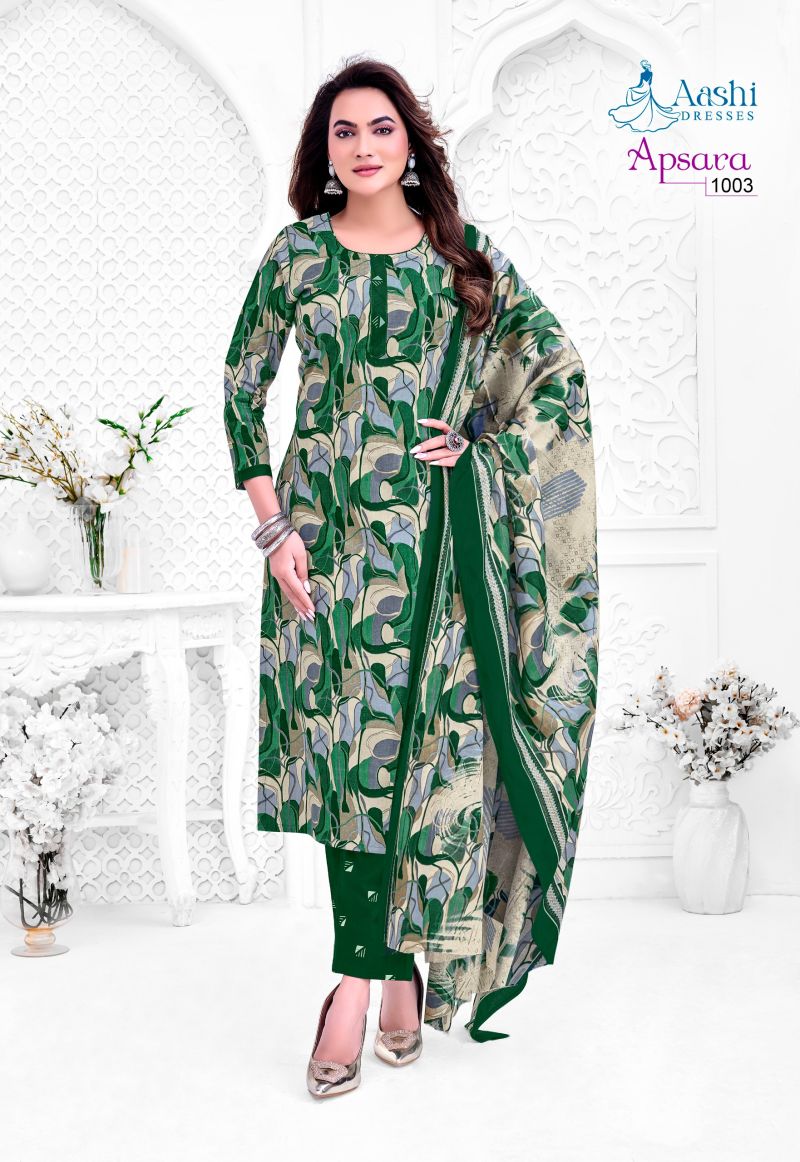 Aashi Apsara Vol 1 Pure Cotton Printed Dress Material - Amrah Wholesale