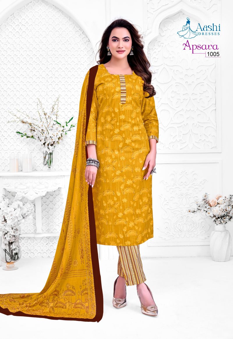 Aashi Apsara Vol 1 Pure Cotton Printed Dress Material - Amrah Wholesale