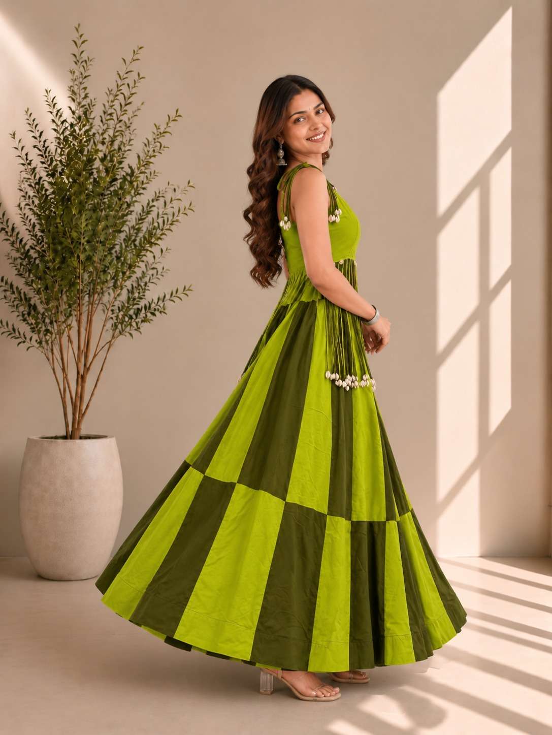 AAWIYA 7078 COLOUR Pure Cotton Kodi Work Lehenga