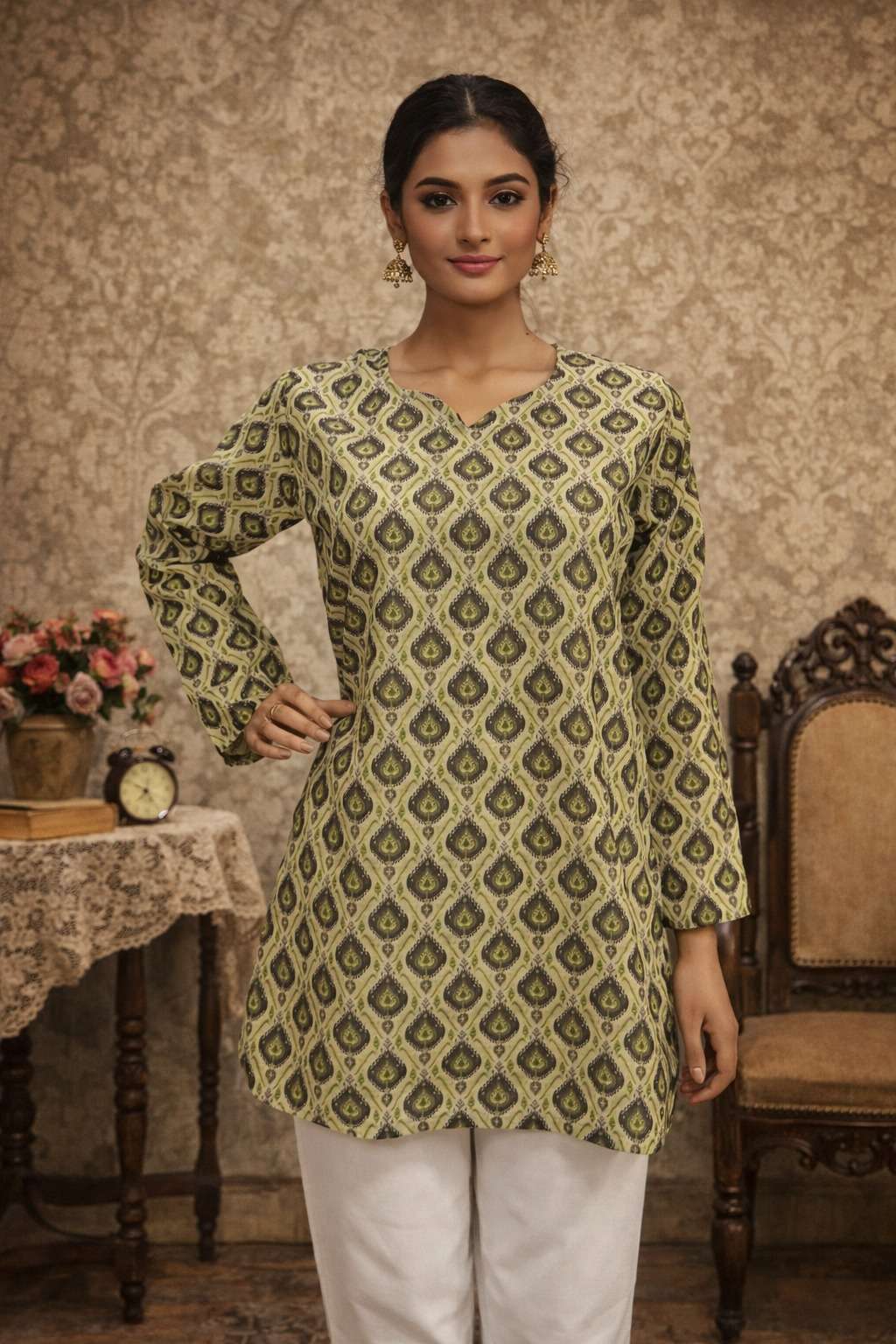 Aawiya RJ-06 Muslin Kurti Wholesale Surat