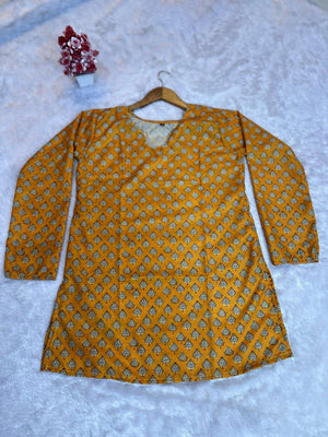 AAWIYA RJ - 08 Muslin Kurti Wholesale Surat India - Amrah Wholesale