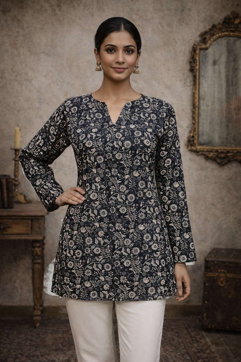 AAWIYA RJ - 32 Muslin Kurti - Amrah Wholesale