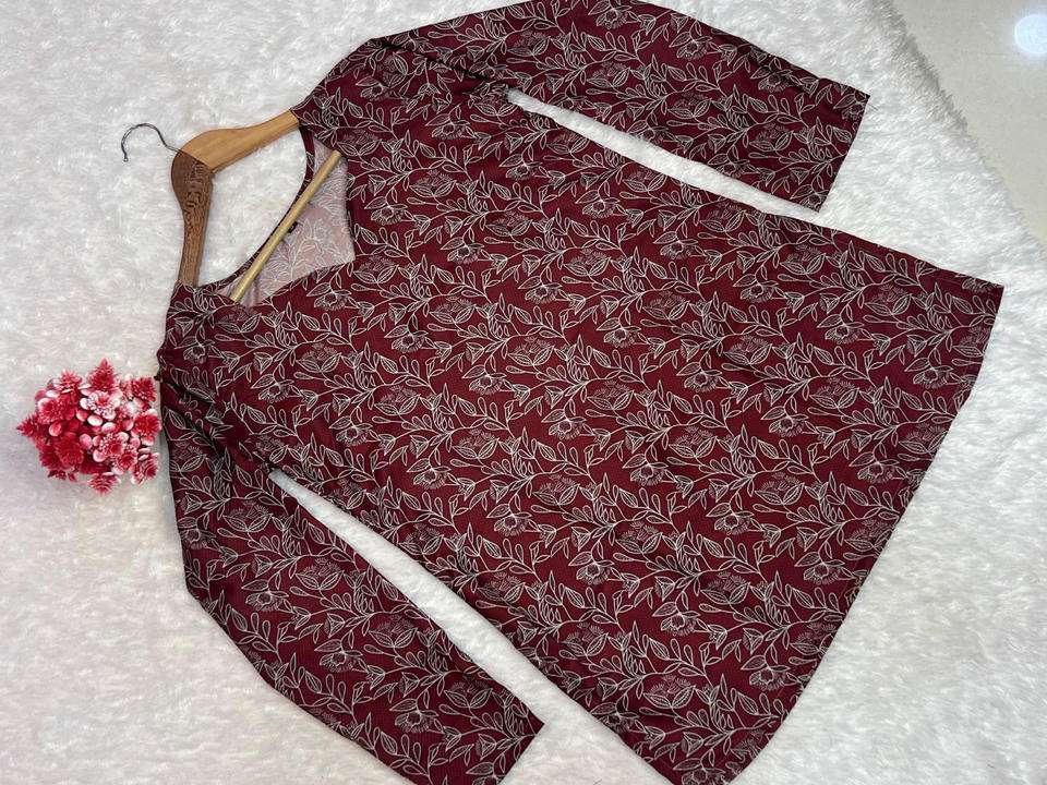 Aawiya RJ-33 Muslin Printed Kurti