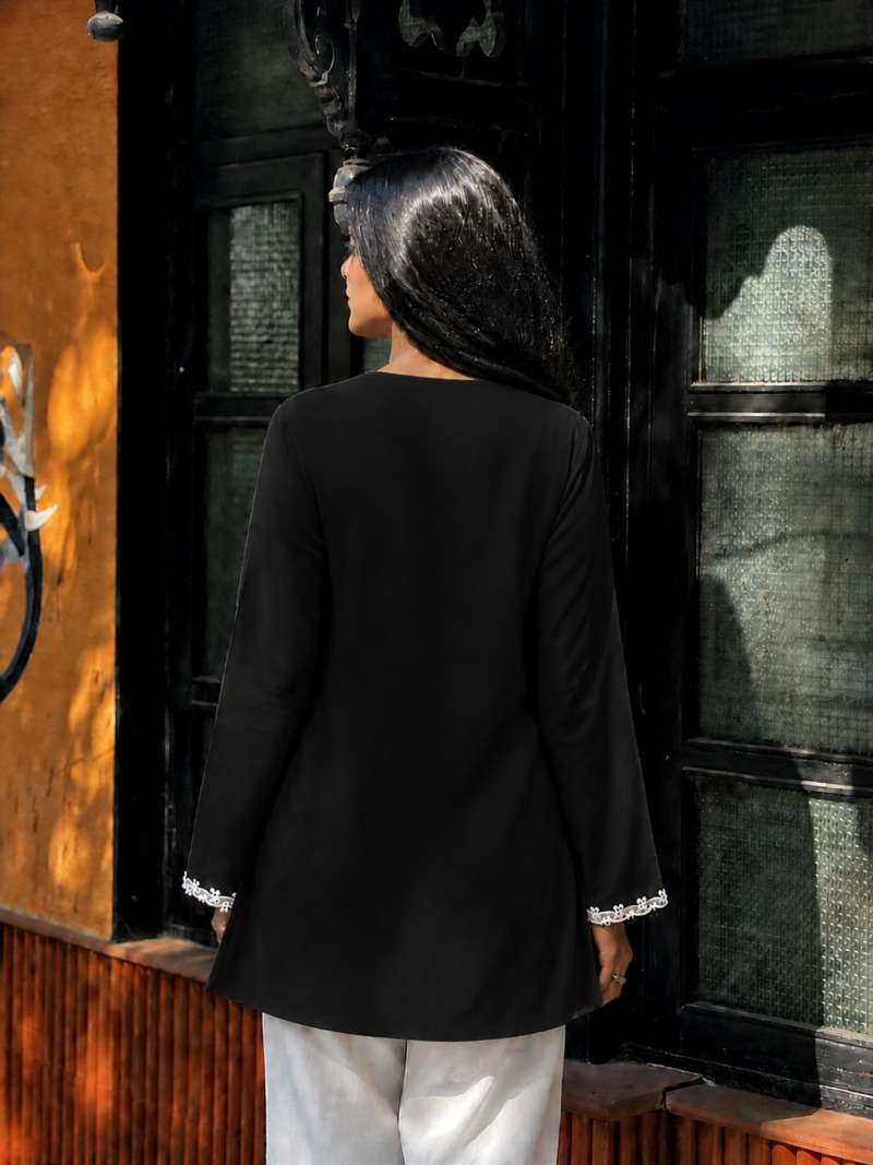 AAWIYA RJ-37 Roman Silk Stitched Kurti