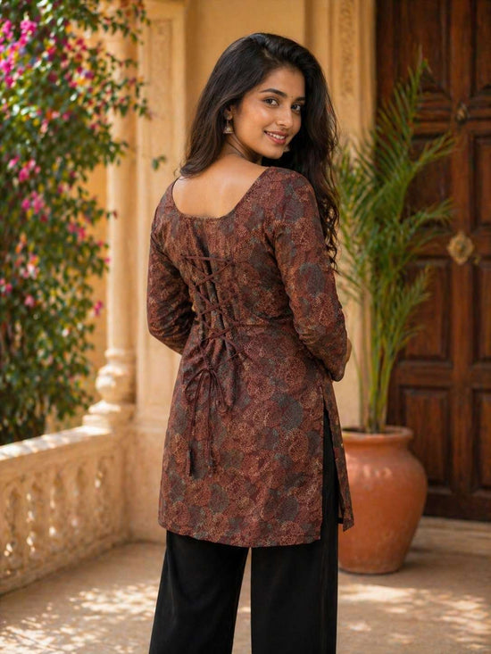 AAWIYA RJ-41 Rayon Digital Printed Stitched Kurti