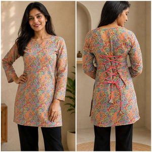 AAWIYA RJ-50 Rayon Digital Printed Kurti - Amrah Wholesale