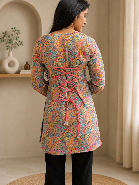 AAWIYA RJ-50 Rayon Digital Printed Kurti