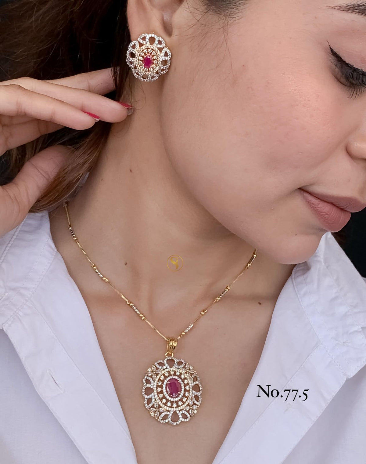 Ad Diamond Fancy Pendal Set 12