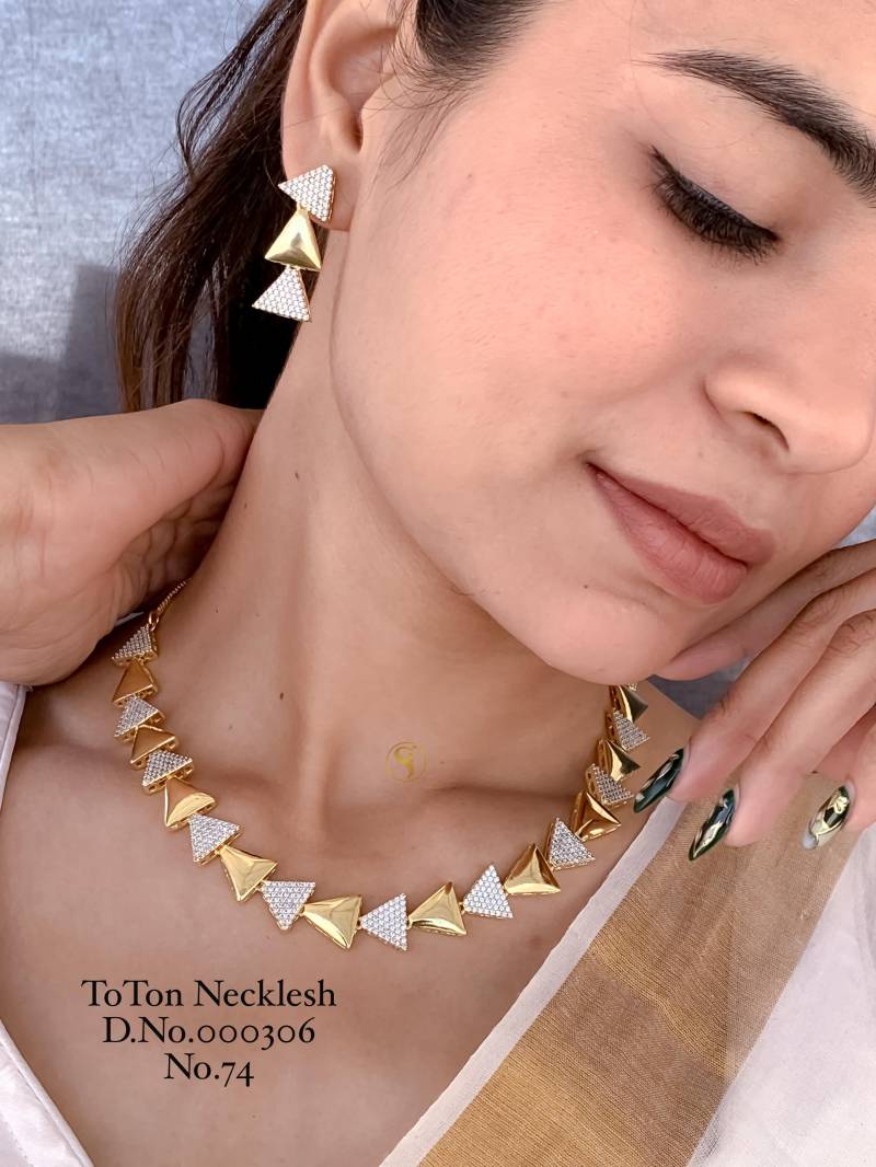 Ad Diamond Rose Gold Necklace 14