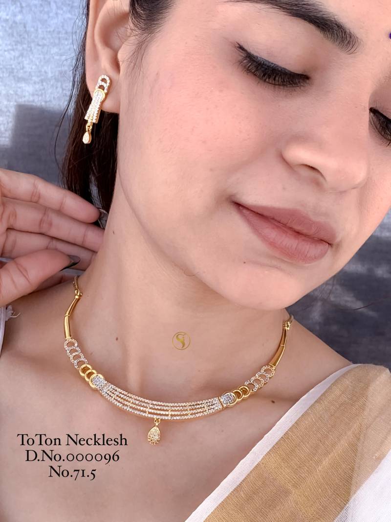 Ad Diamond Rose Gold Necklace 14