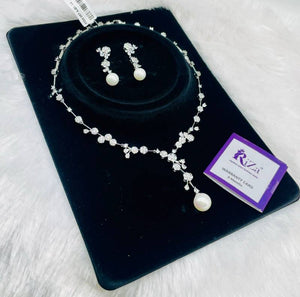 Ad Diamond Silver Necklace 21