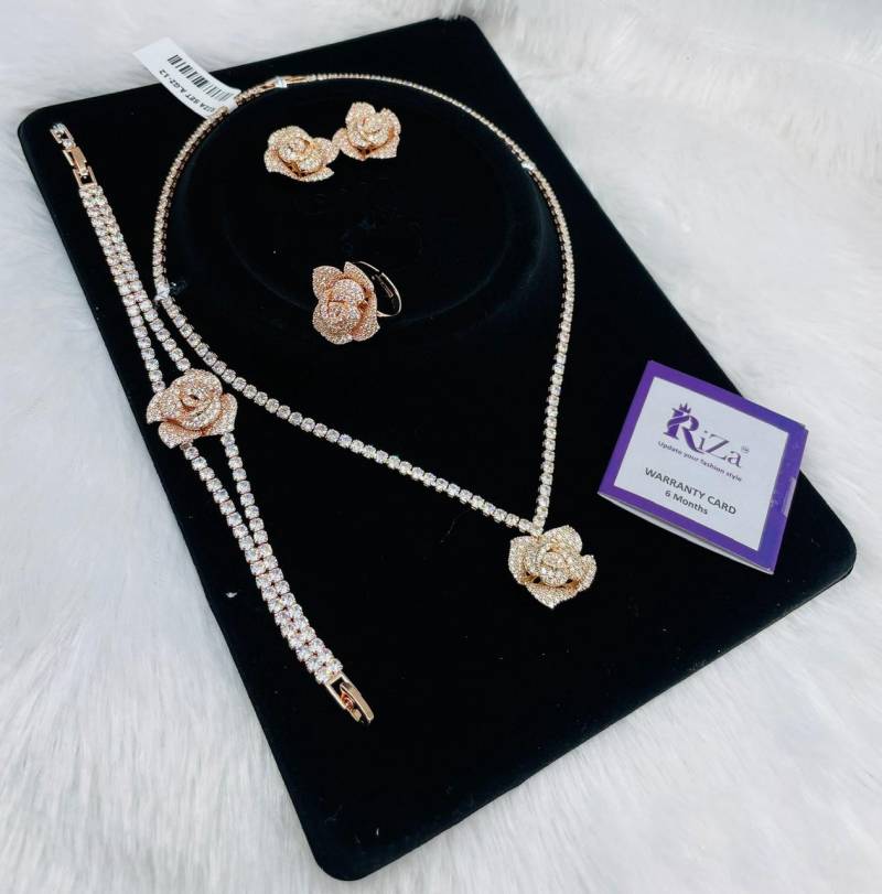 Ad Diamond Silver Necklace 23