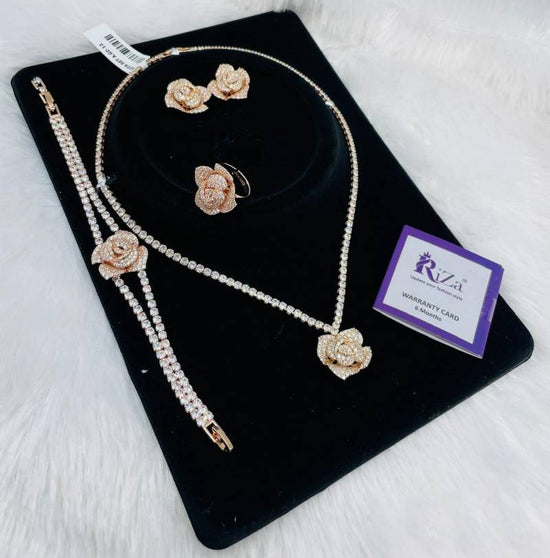 Ad Diamond Silver Necklace 23