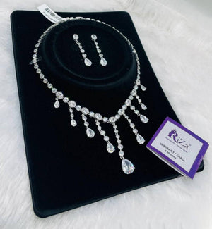 Ad Diamond Silver Necklace 25