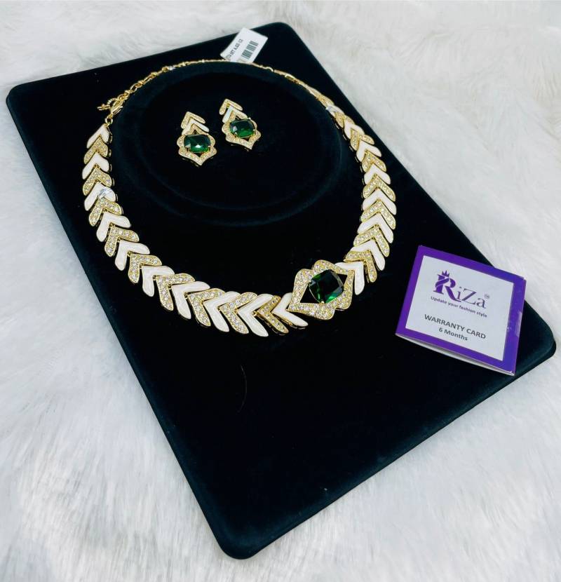 Ad Diamond Silver Necklace 27