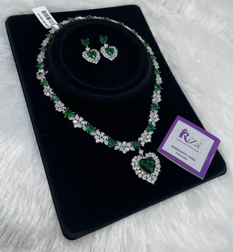Ad Diamond Silver Necklace 29