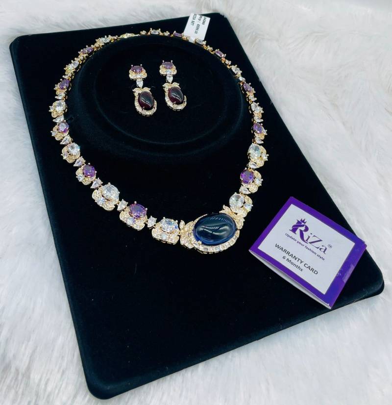 Ad Diamond Silver Necklace 32