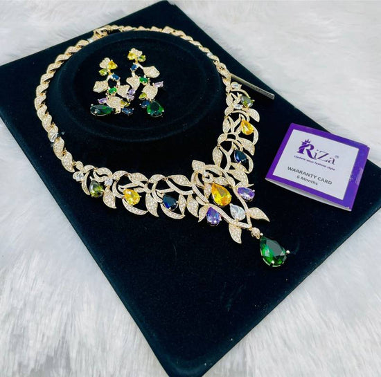 Ad Diamond Silver Necklace 35