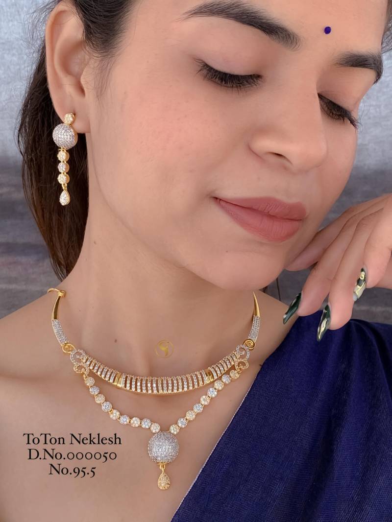 Ad Diamond Rose Gold Necklace 13