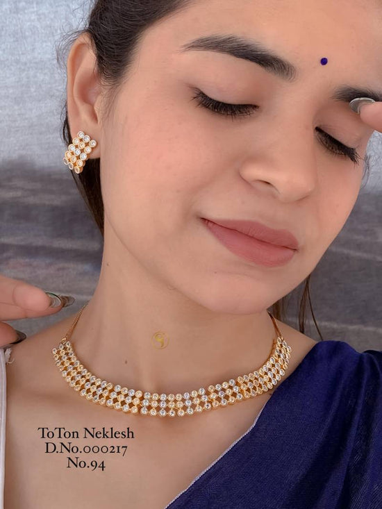 Ad Diamond Rose Gold Necklace 13