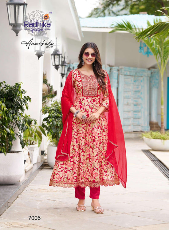 Radhika Lifestyle Anarkali Vol-07
