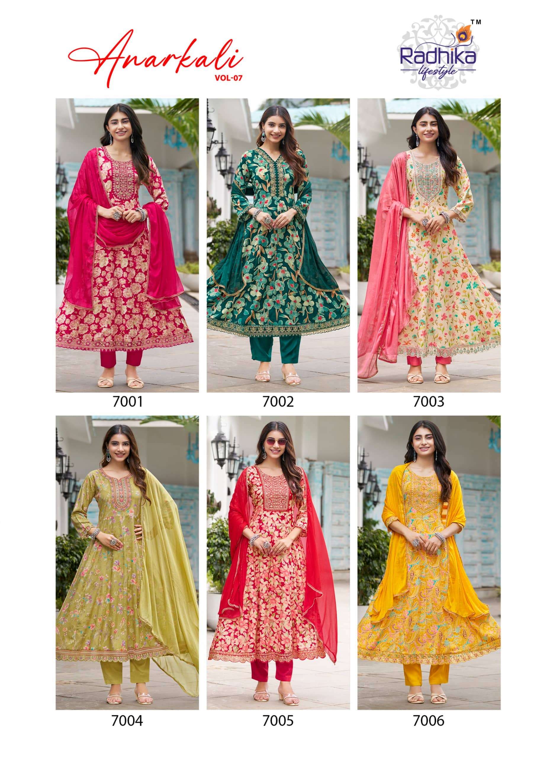 Radhika Lifestyle Anarkali Vol-07