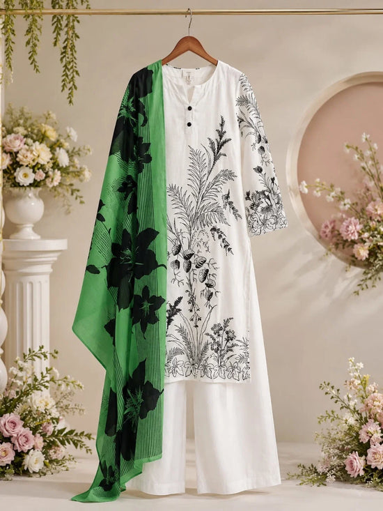 Afsana 303 Natural Crepe Handworked Salwar Suit Set