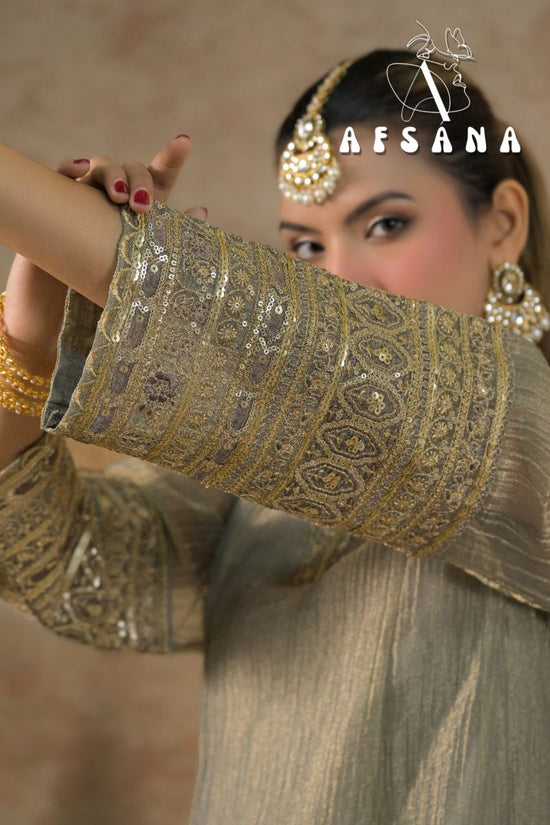 Afsana Dilruba Shimmer Silk Salwar Suit Set