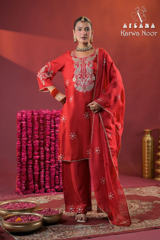 Afsana Afsana Karwa Noor Russian Silk Salwar Suit Set