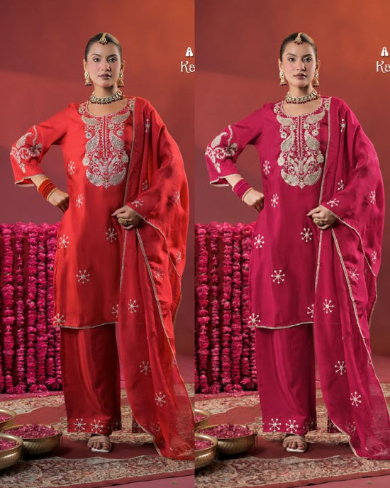 Afsana Afsana Karwa Noor Russian Silk Salwar Suit Set