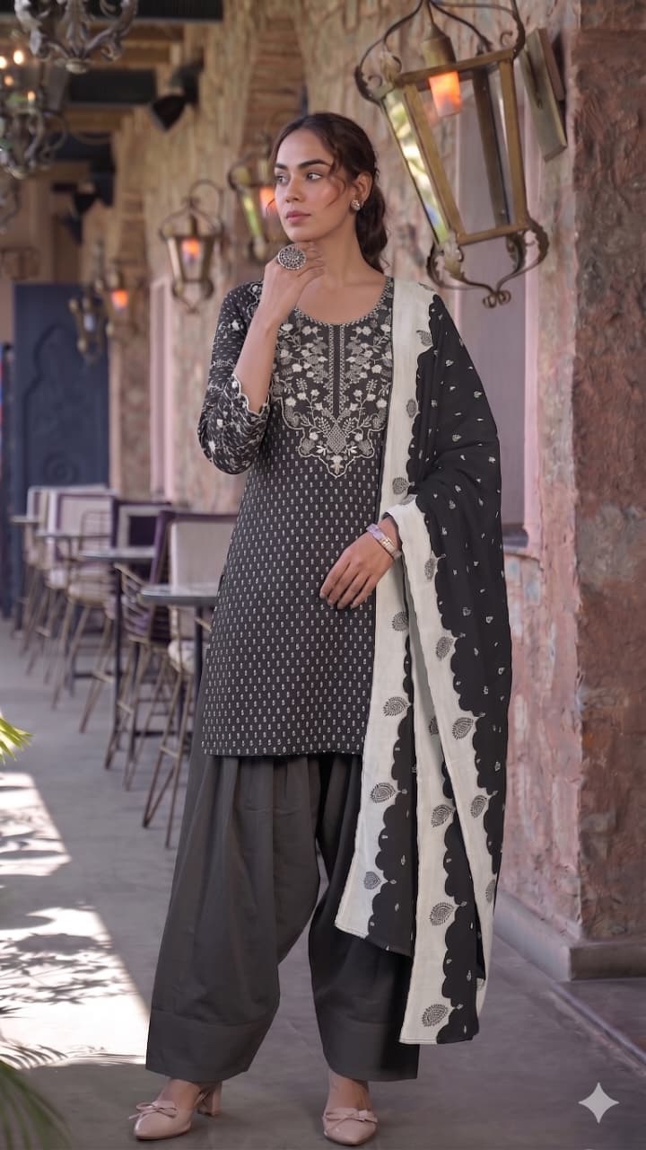 Afsana Lemika Cambric Cotton Salwar Suit Set