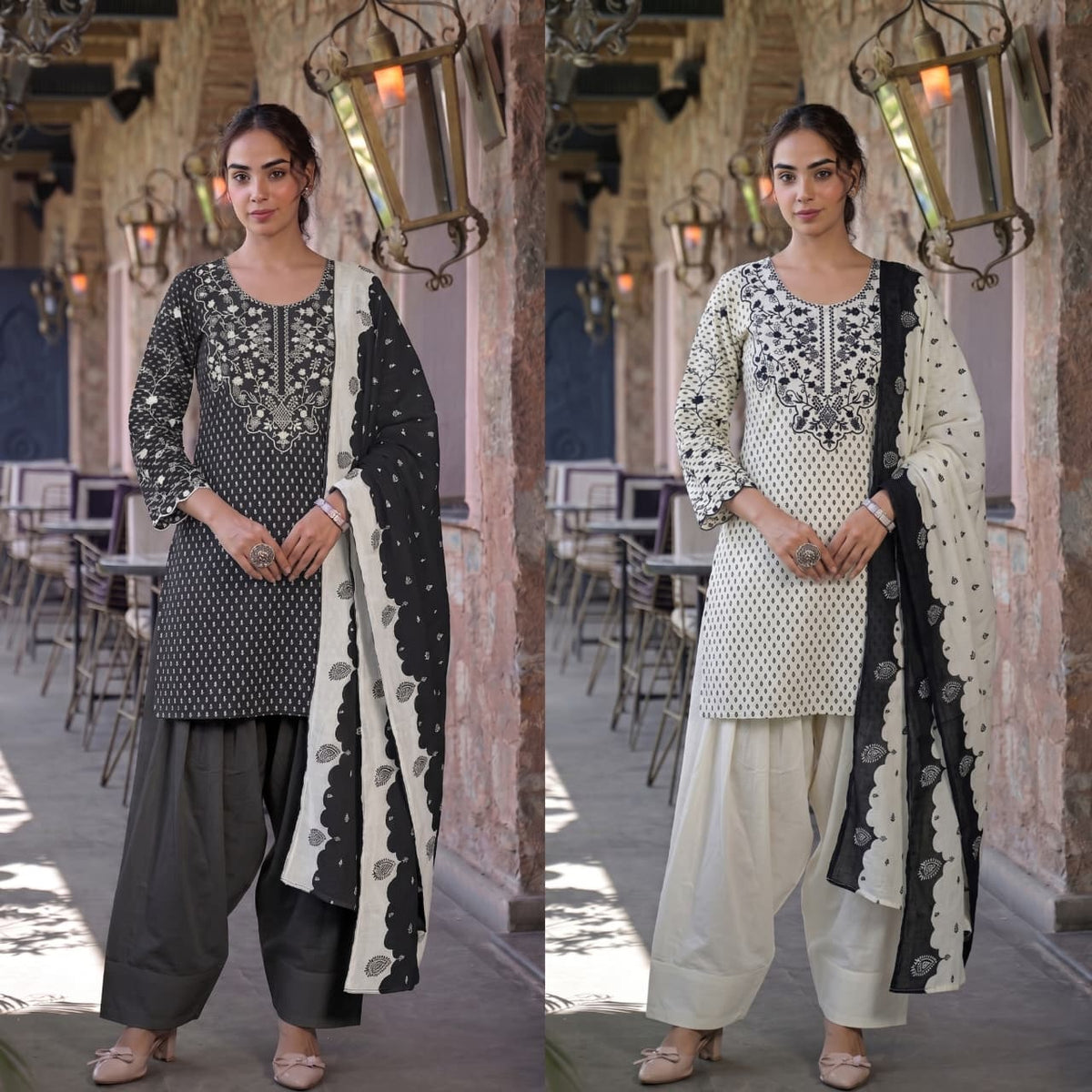 Afsana Lemika Cambric Cotton Salwar Suit Set