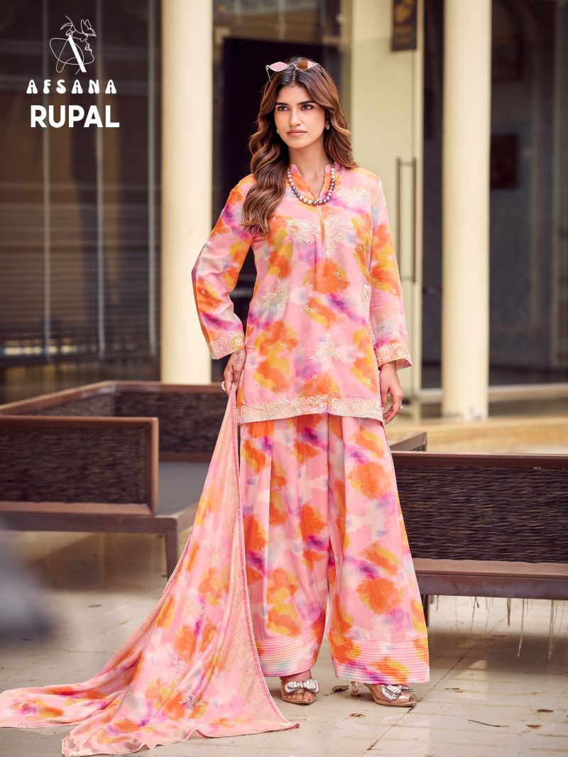 Afsana Rupal Vol 1 Bemberg Silk Salwar Suit Set