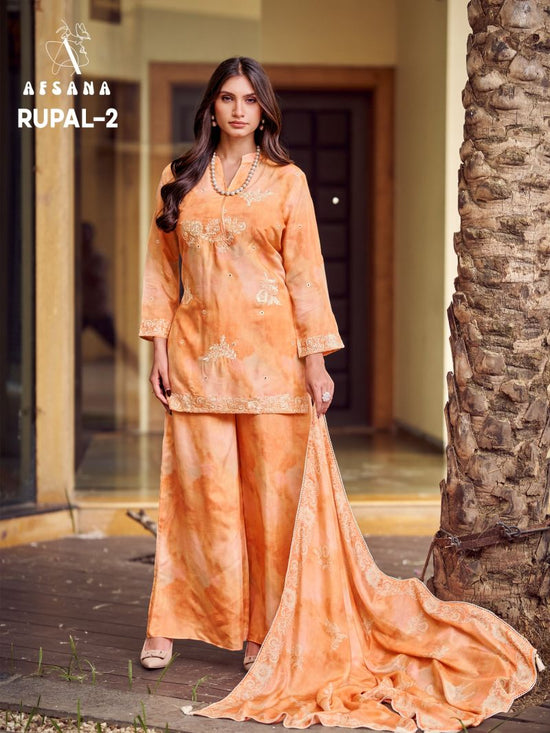 Afsana Rupal Vol 2 Pure Bemberg Silk Muslin Salwar Suit Set