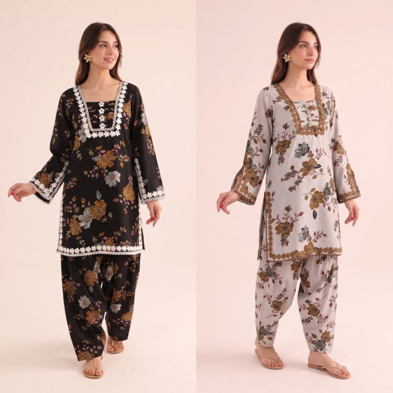 Afsana Sachi Rayon Foil Printed Stitched Salwar Suit Set - Amrah Wholesale