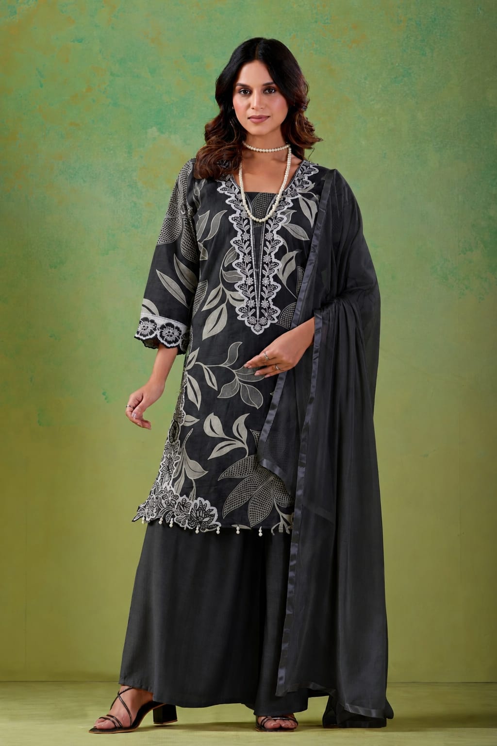 Afsana Sajni Vertican Cotton Salwar Suit Set