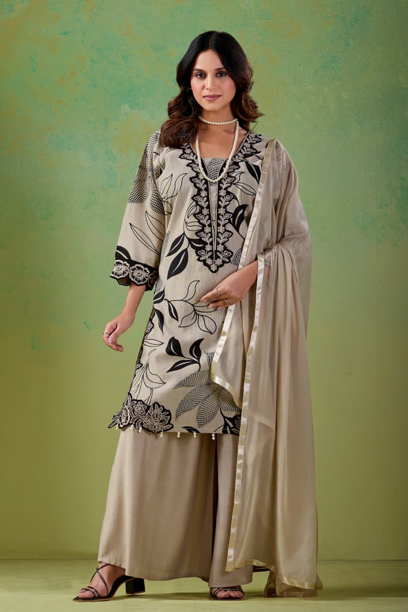 Afsana Sajni Vertican Cotton Salwar Suit Set