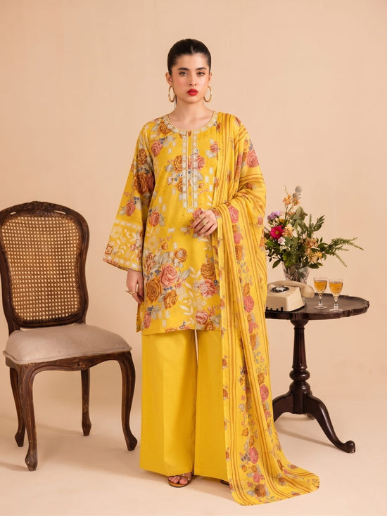 Afsana Shreya Lawn Cotton Embroidered Salwar Suit Set - Amrah Wholesale
