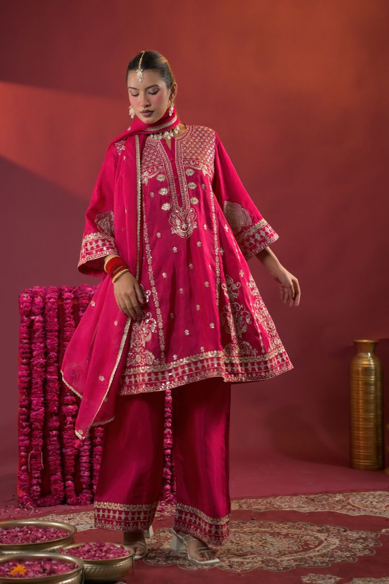 Afsana Tajposh Russian Fabric Zardoshi Work Salwar Suit Set